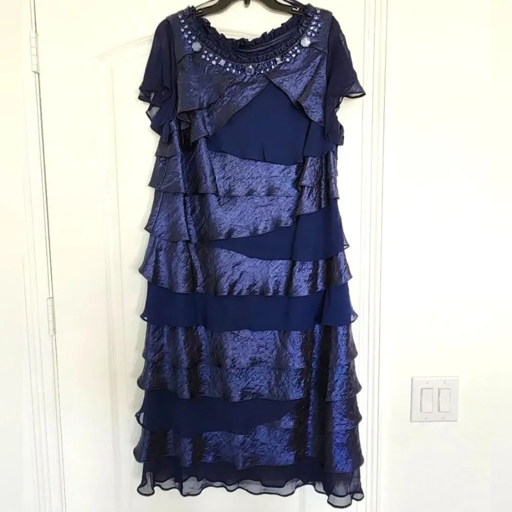 S‎ L fashions Ruffled Dress